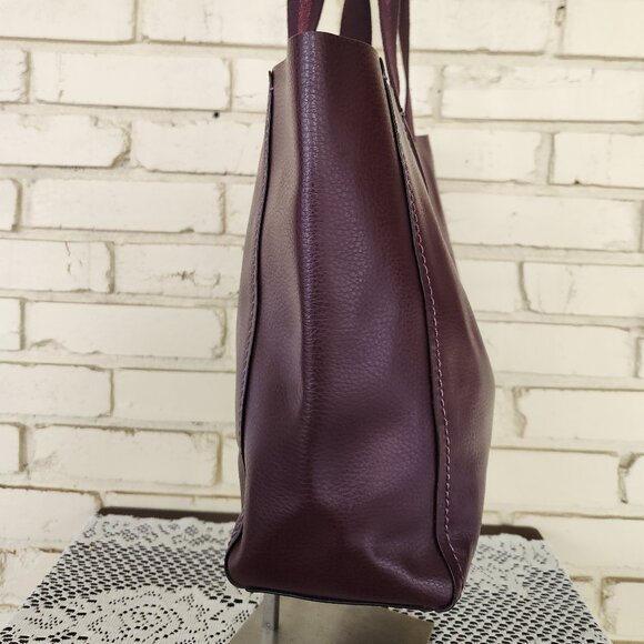 Nwot Coach Derby Rasberry Leather Shoulder Bag Tote Purse - Picture 6 of 12